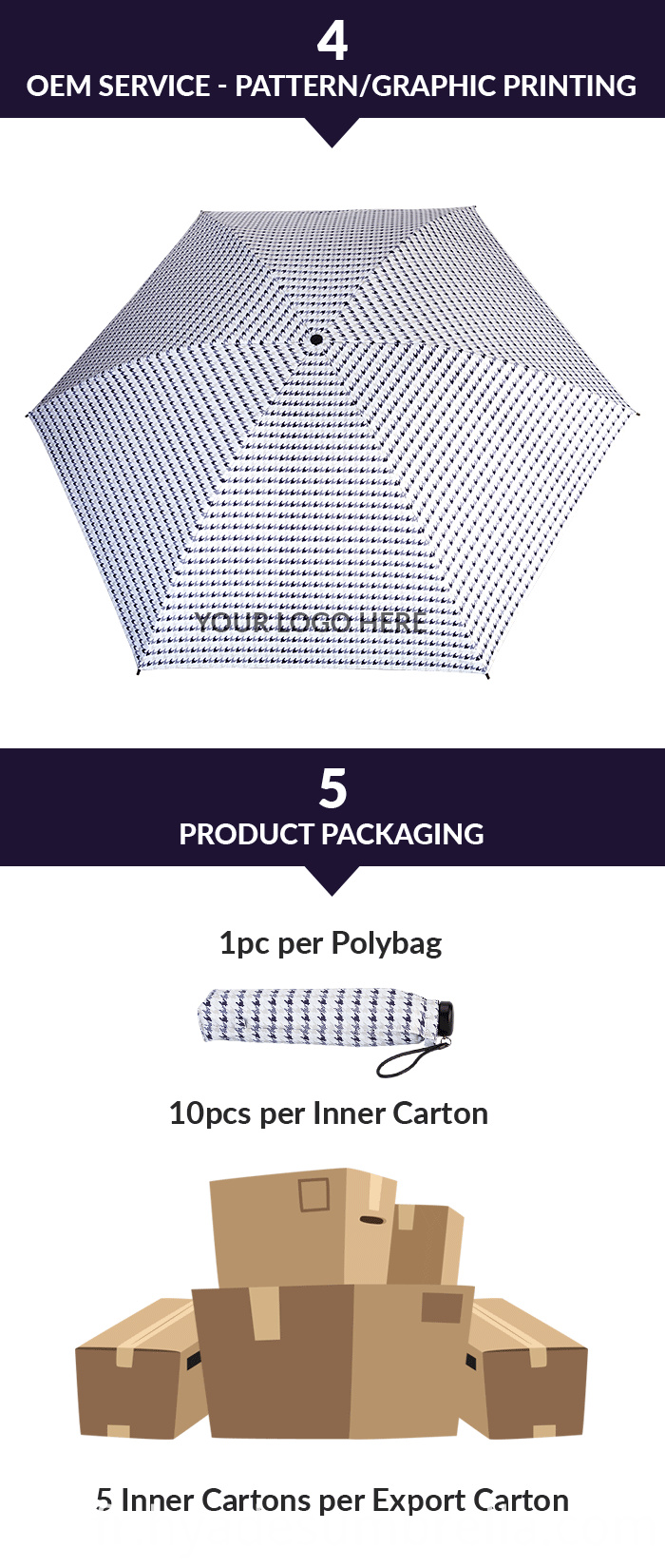 Chidori Pattern Super Light 3 parapluie pliant Oem Chidori Pattern Super Light Weight 3 Folding Umbrella Oem